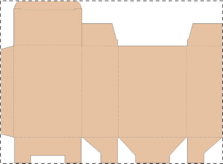 Custom kraft corrugated box
