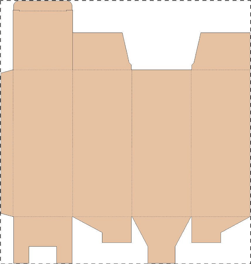 Custom kraft corrugated box