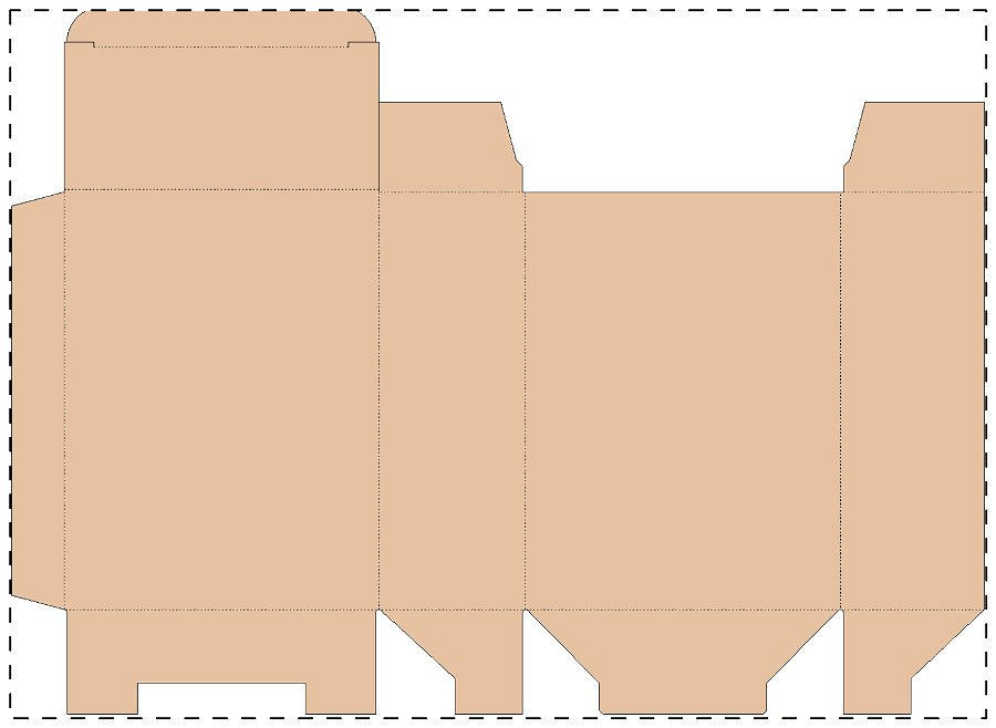 Custom kraft corrugated box