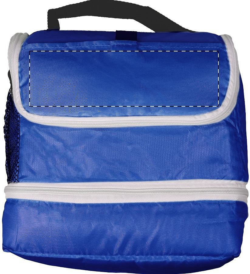 Front side - below zip