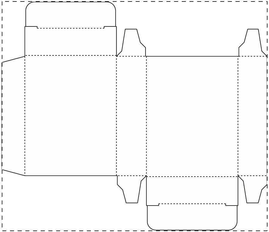 Custom paperboard box