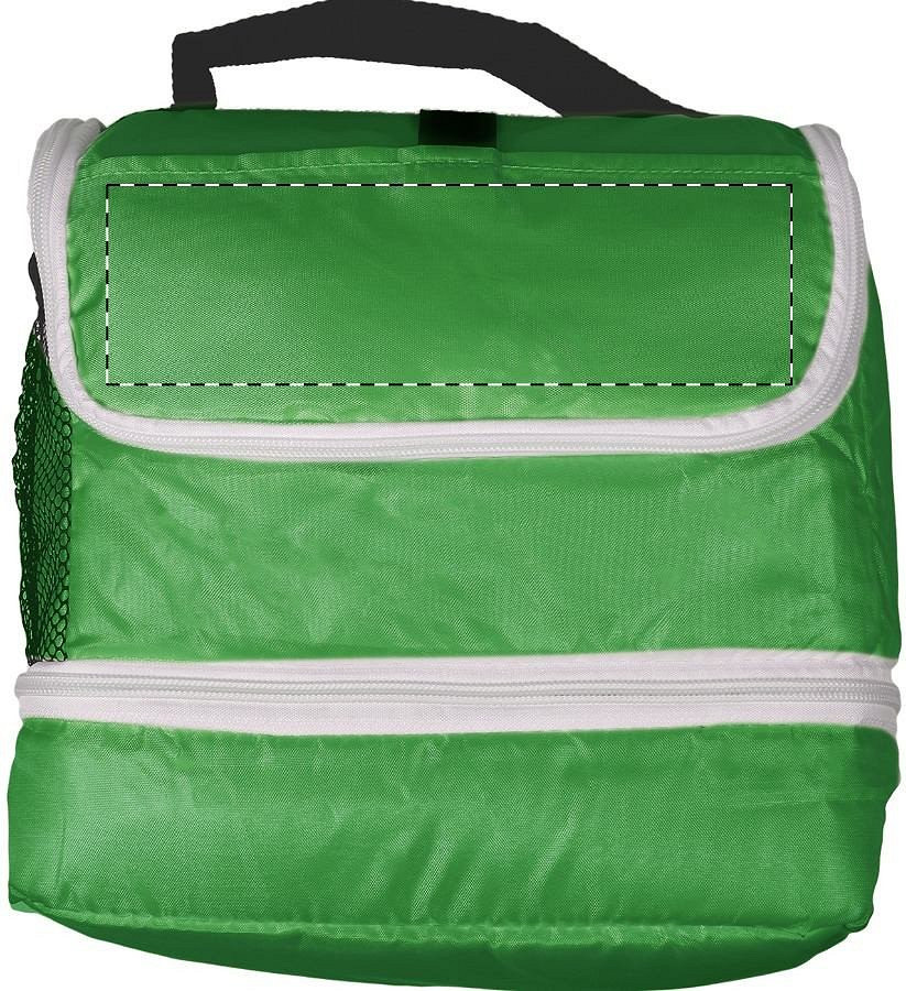 Front side - below zip