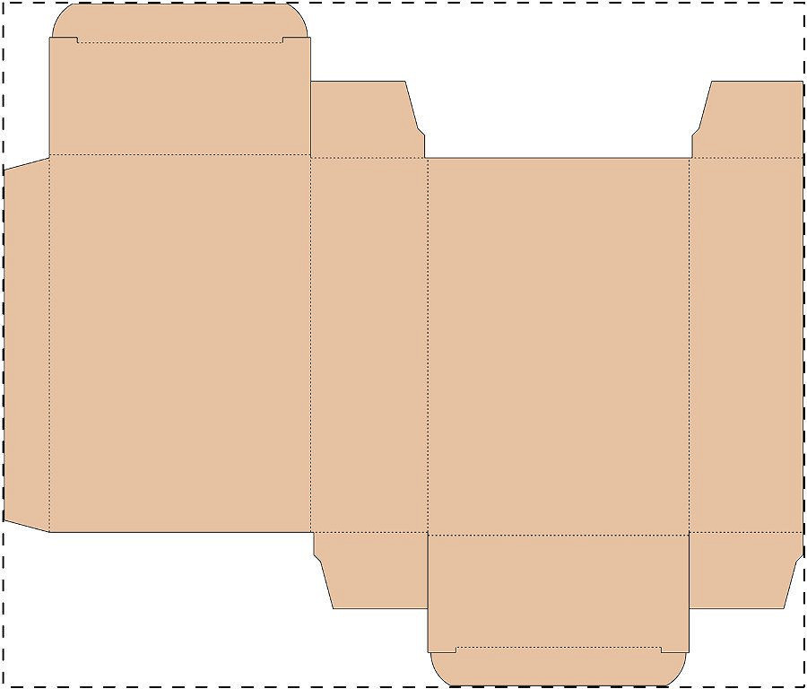 Custom kraft corrugated box