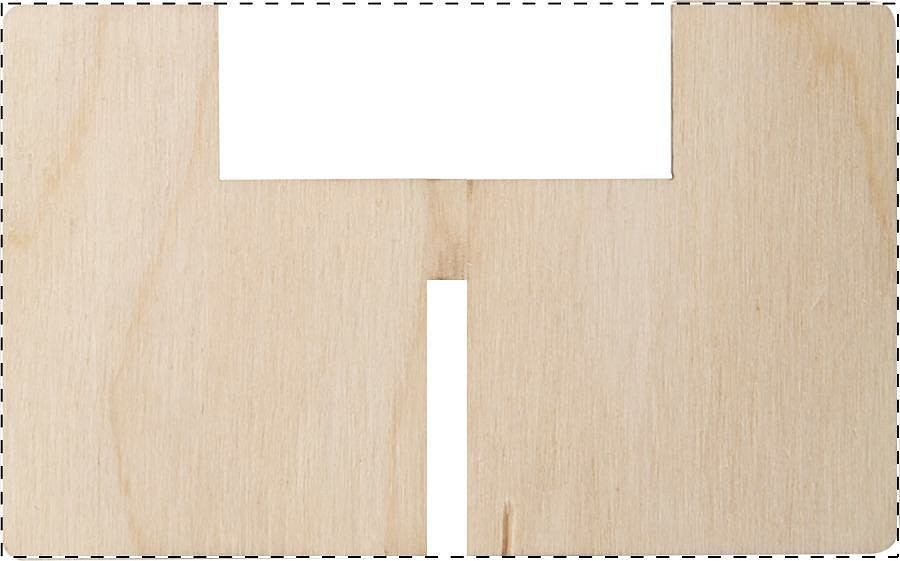 Wooden part - front