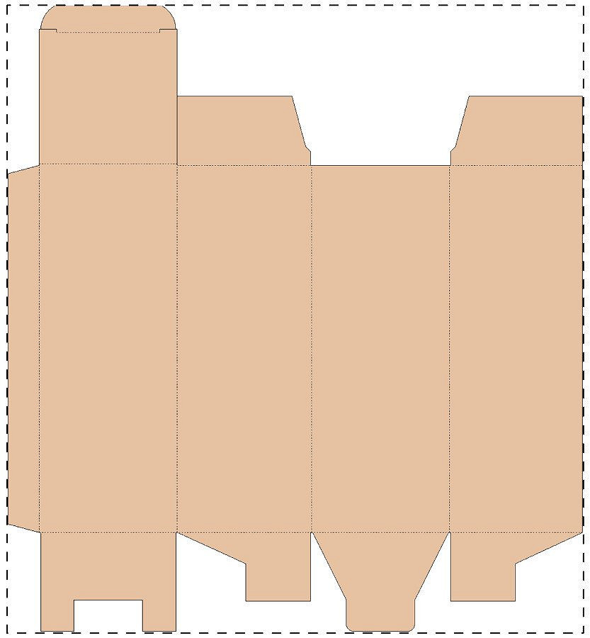 Custom kraft corrugated box