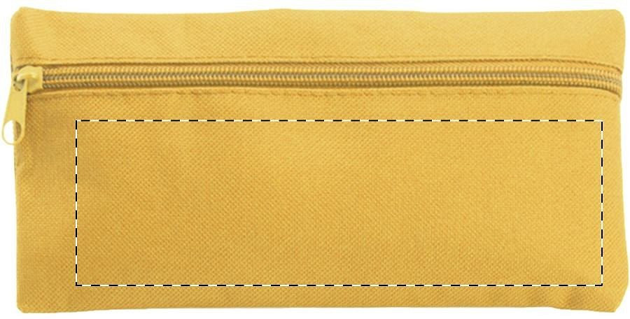 Front side - below zip