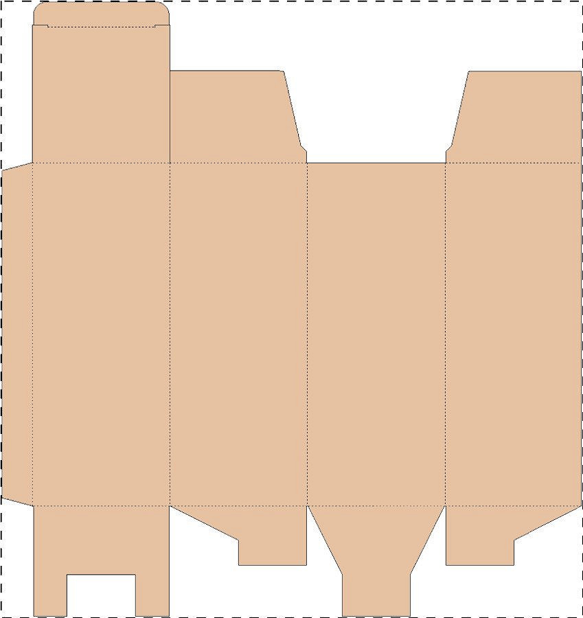 Custom kraft corrugated box