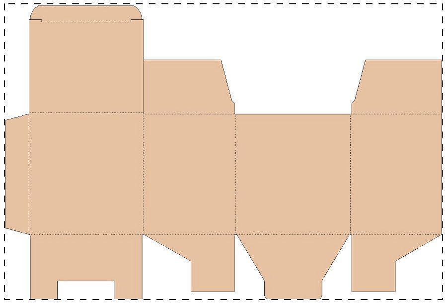 Custom kraft corrugated box