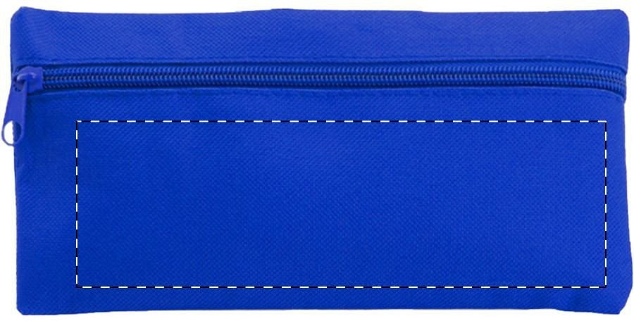 Front side - below zip