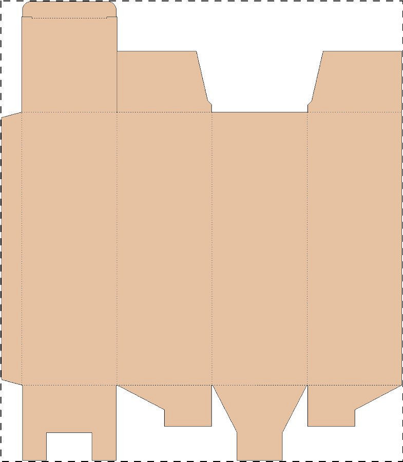 Custom kraft corrugated box