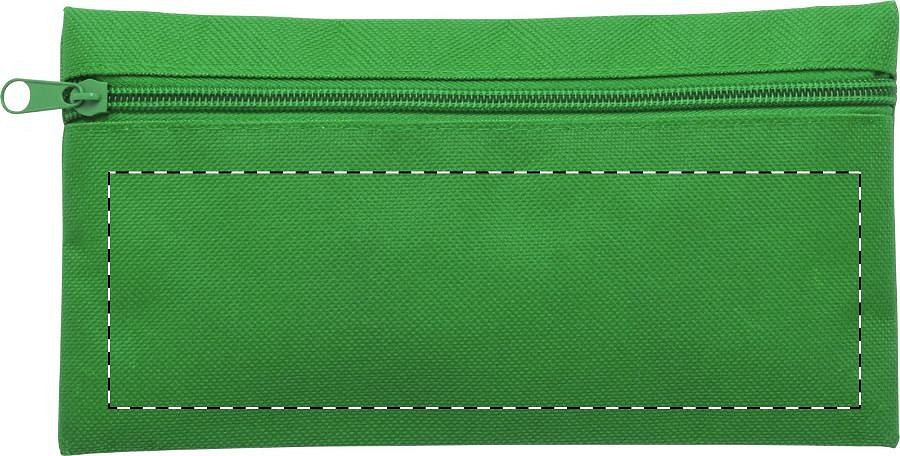 Front side - below zip