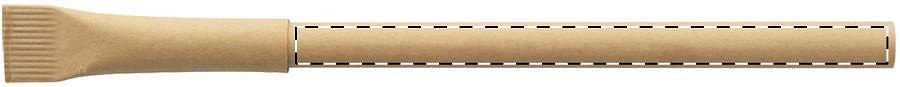 Ballpoint pen barrel - right handed