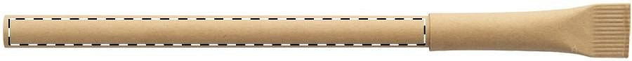 Ballpoint pen barrel - left handed