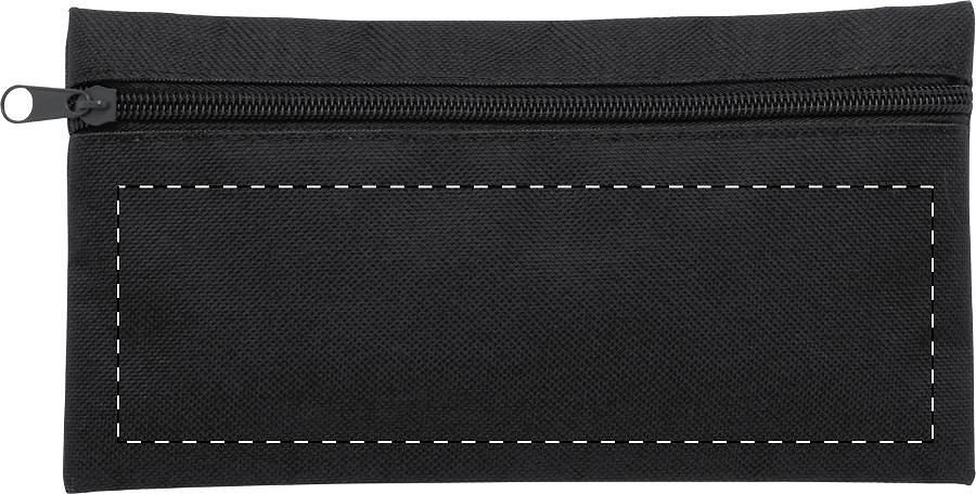 Front side - below zip