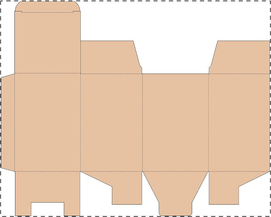Custom kraft corrugated box