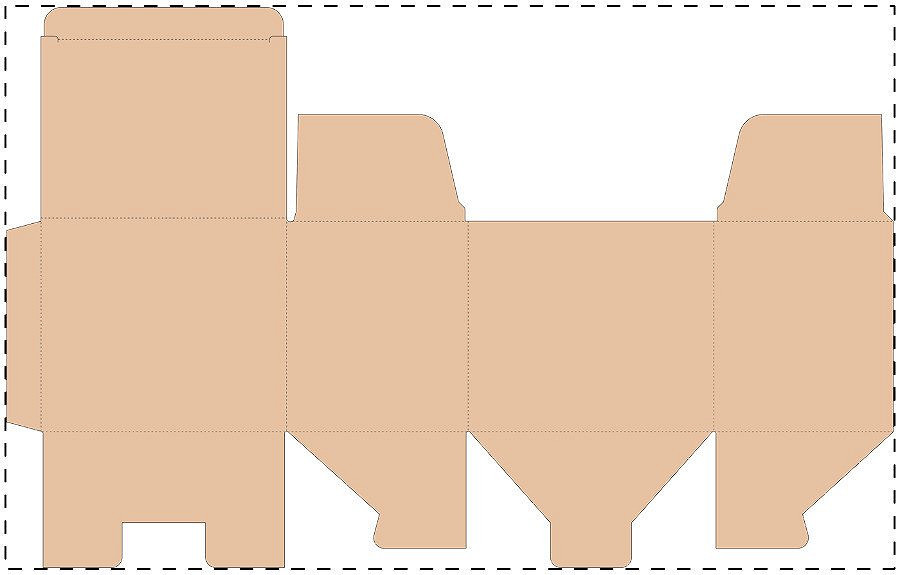 Custom kraft corrugated box