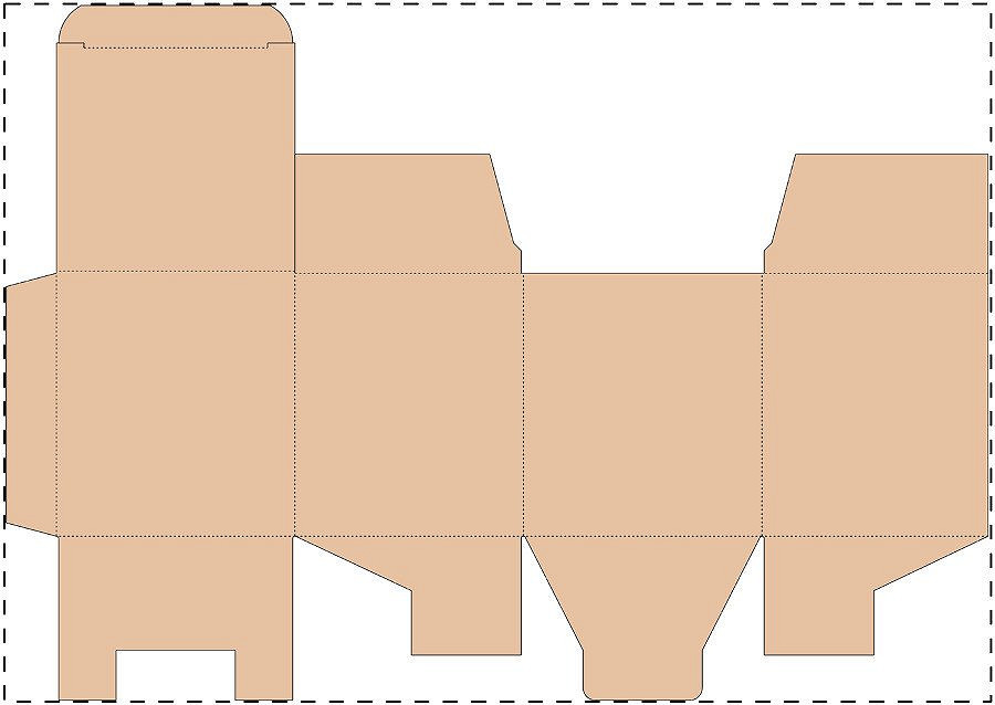 Custom kraft corrugated box