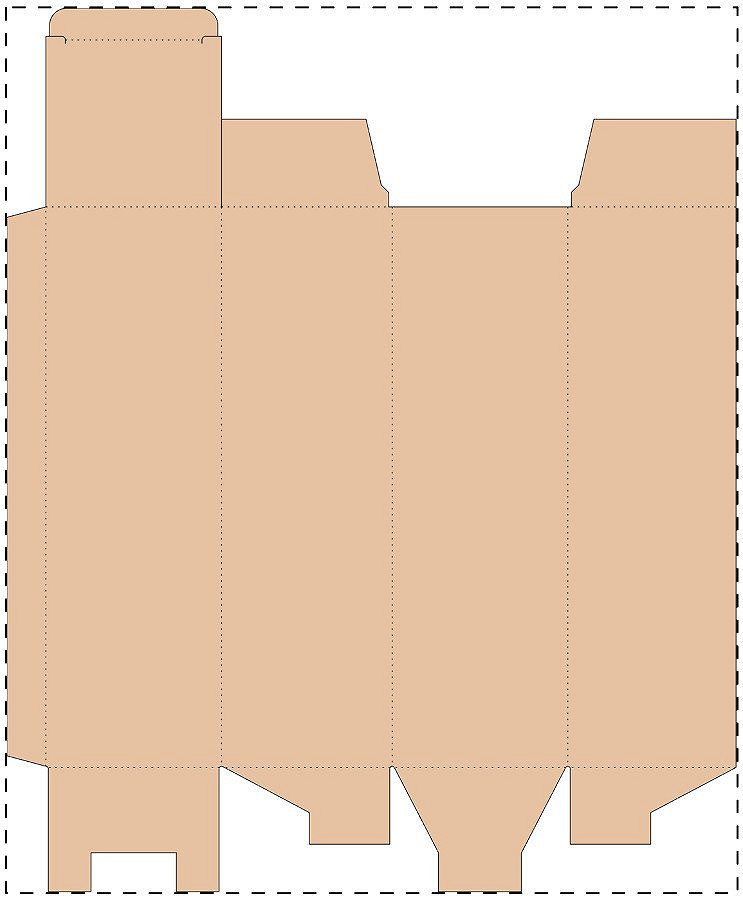 Custom kraft corrugated box