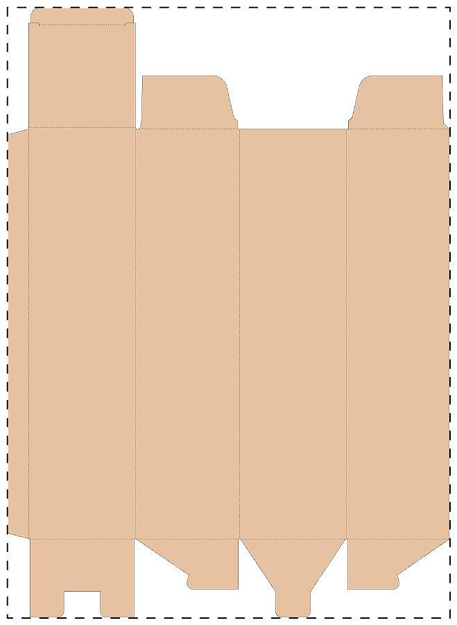 Custom kraft corrugated box