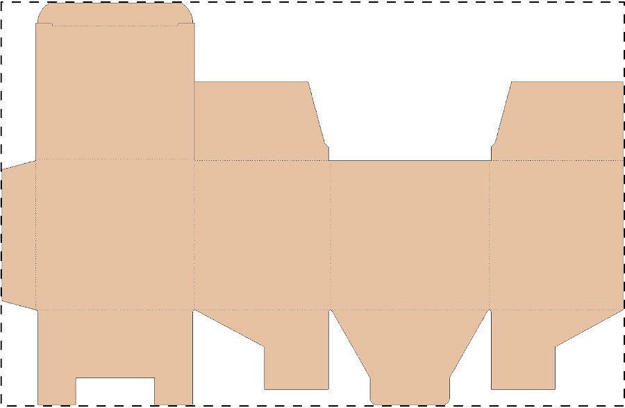 Custom kraft corrugated box