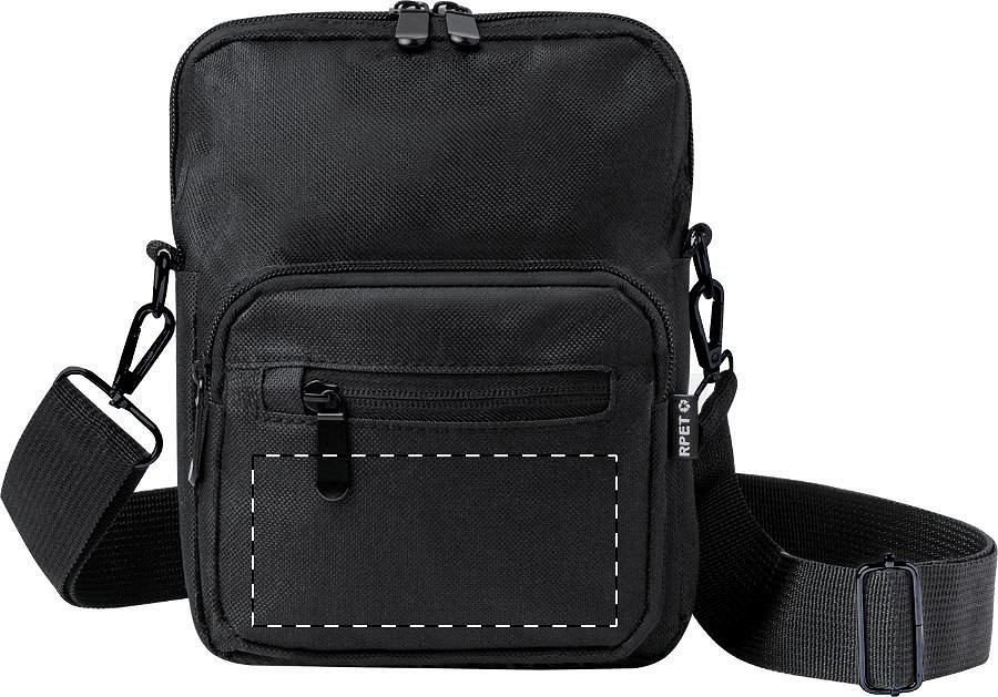 Front side - below zip