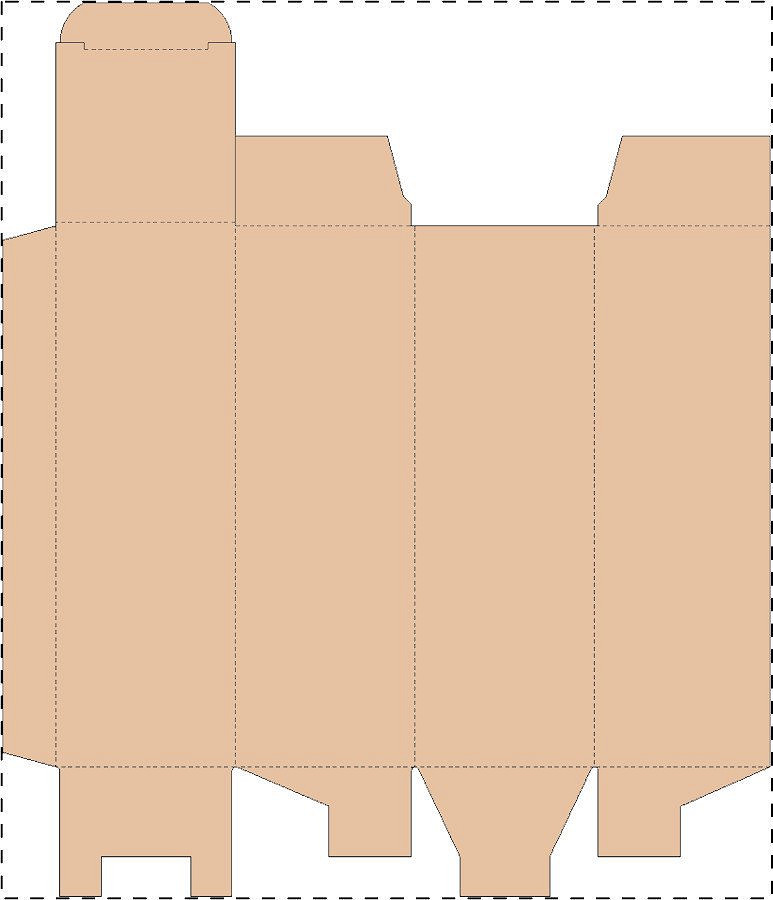 Custom kraft corrugated box