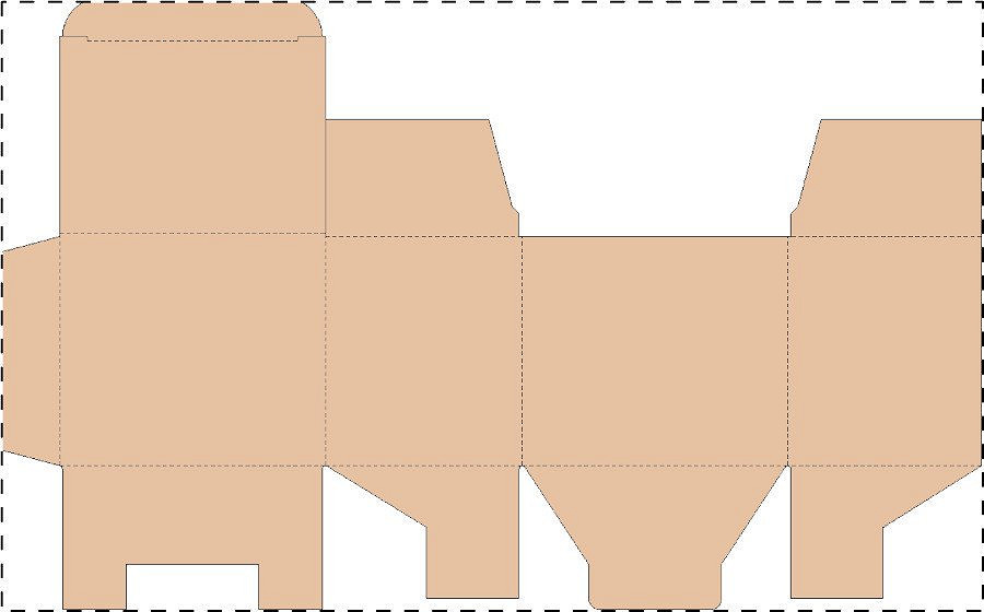 Custom kraft corrugated box