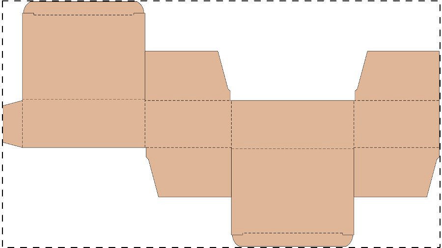 Custom kraft corrugated box