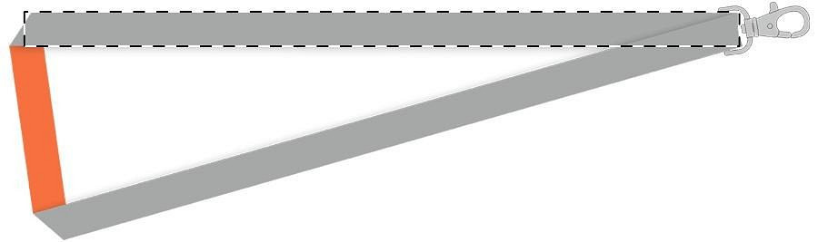 Right ribbon - back side