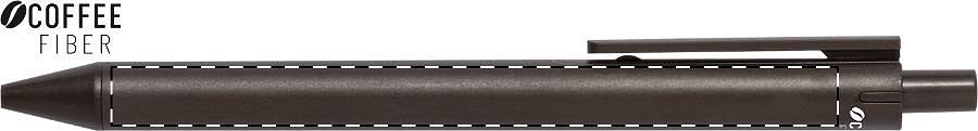 Ballpoint pen barrel - right handed
