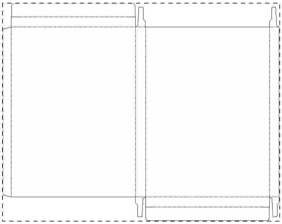 Custom paperboard box