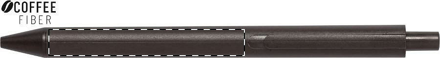 Mechanical pencil barrel - in line with clip