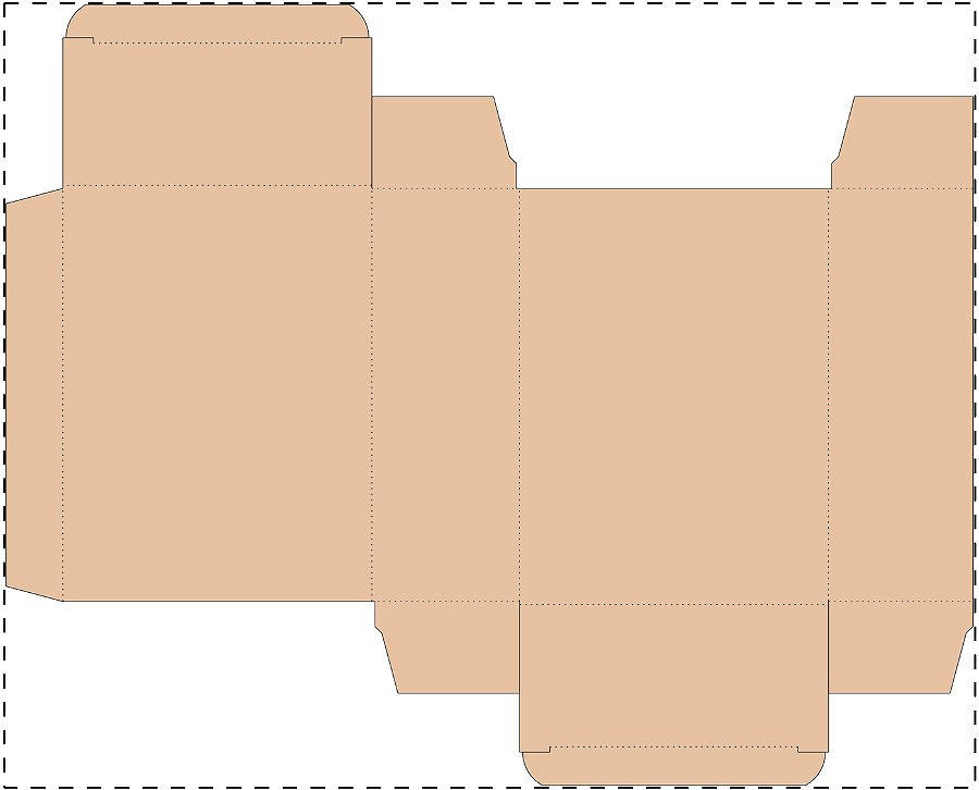 Custom kraft corrugated box