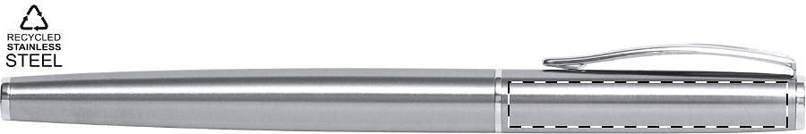 Roller pen below clip - left handed