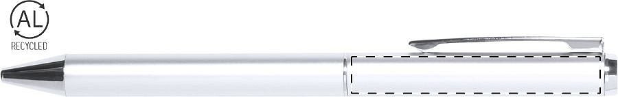 Ballpoint pen below clip - right handed