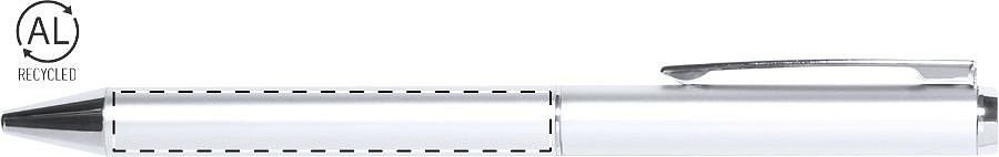 Ballpoint pen barrel - right handed