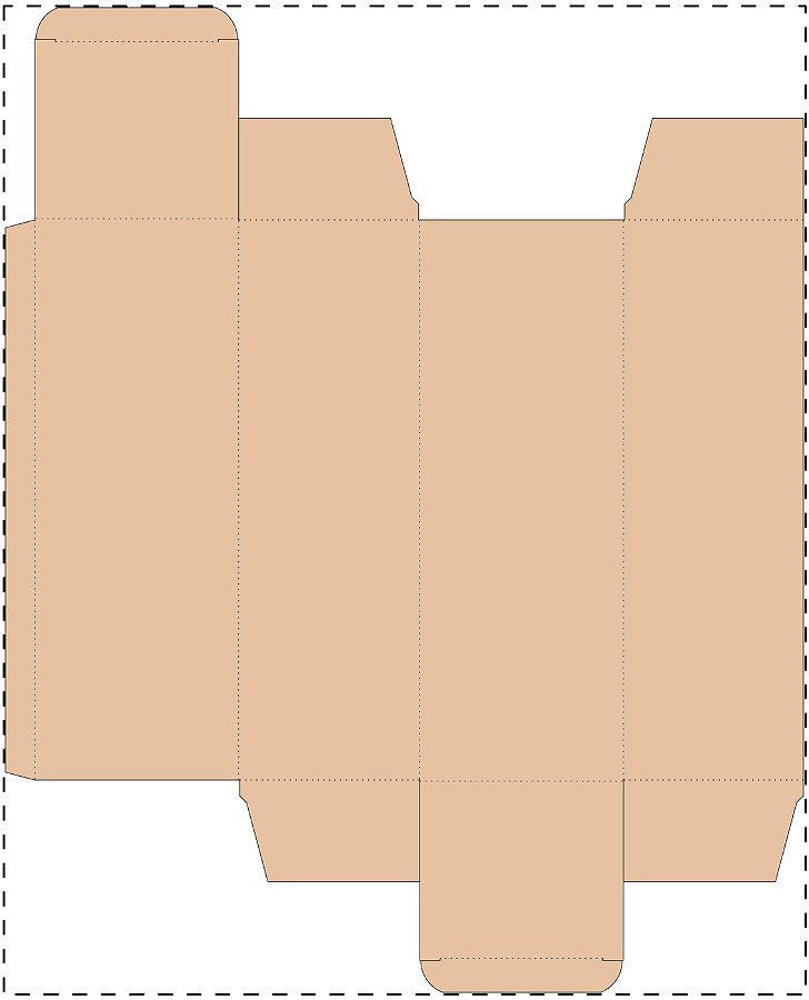 Custom kraft corrugated box