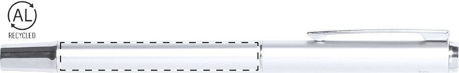 Roller pen barrel - left handed