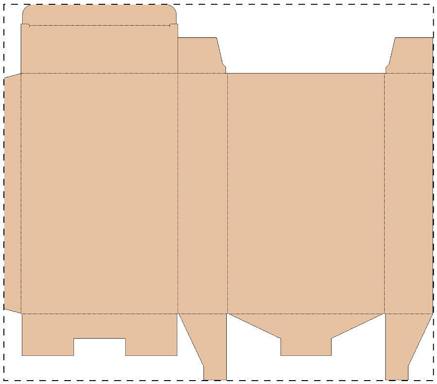 Custom kraft corrugated box