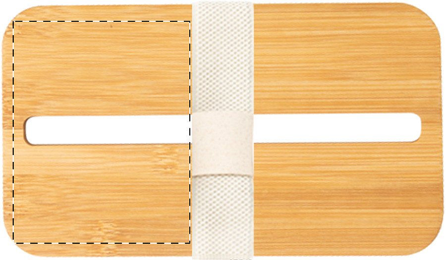 Top of box - left side