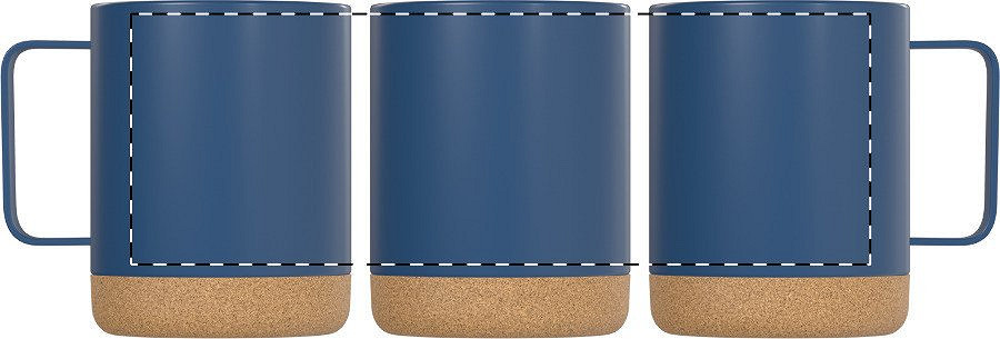 Rotary screen printing opposite of the handle