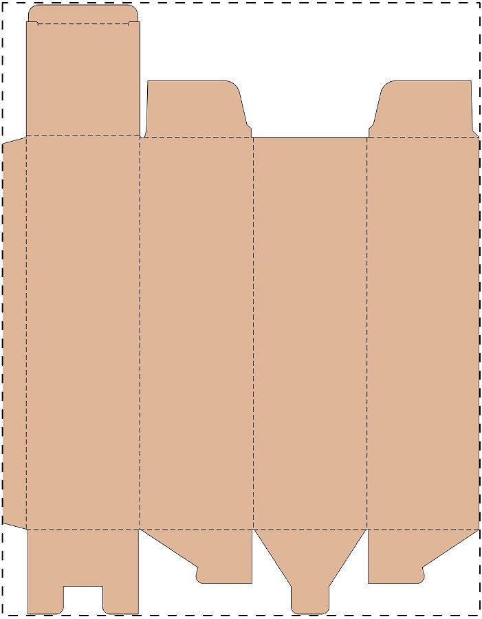 Custom kraft corrugated box