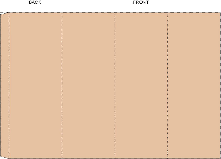 Custom kraft paper sleeve