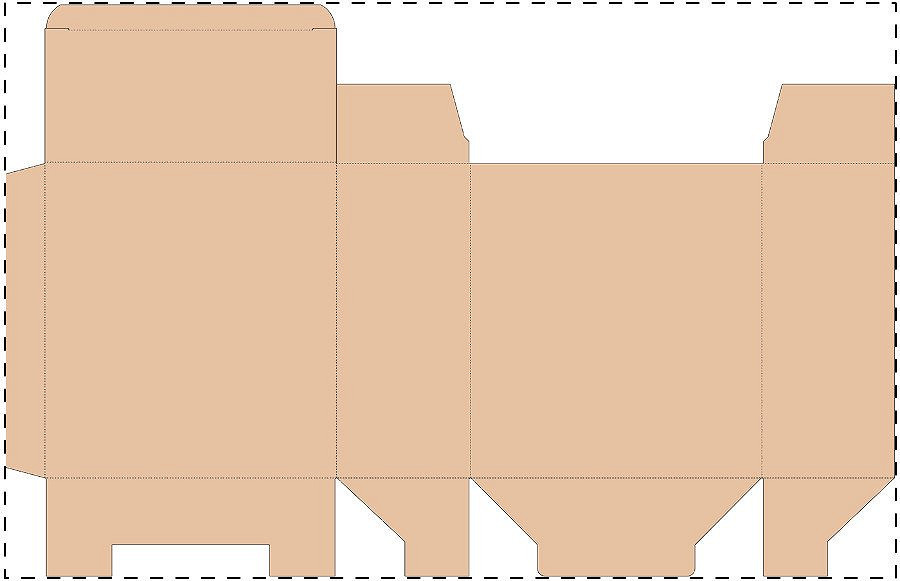 Custom kraft corrugated box