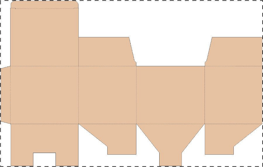 Custom kraft corrugated box