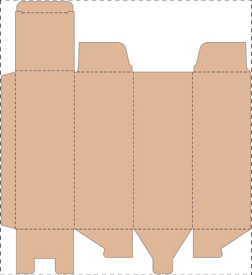 Custom kraft corrugated box