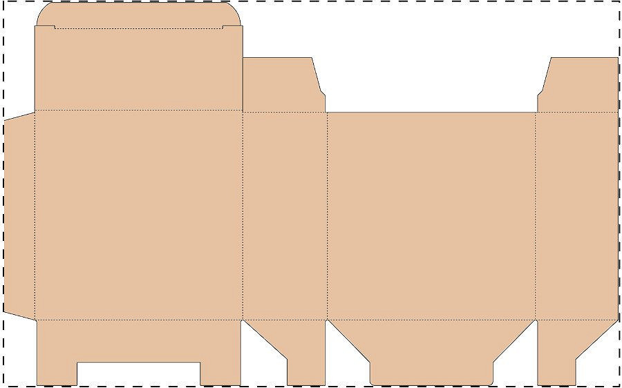 Custom kraft corrugated box
