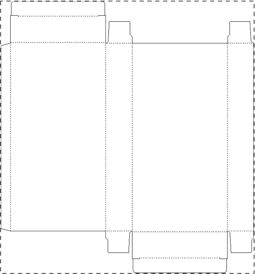 Custom paperboard box