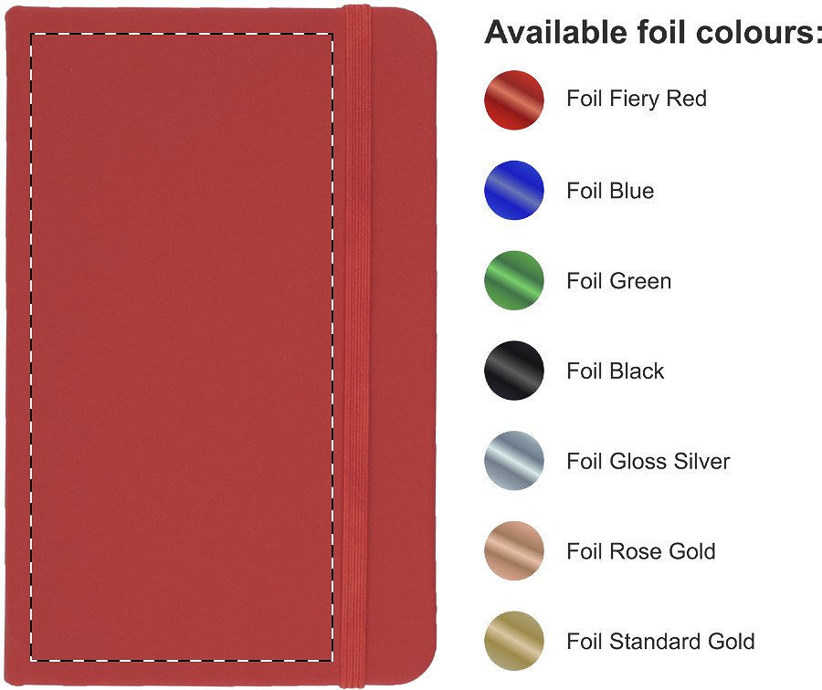 Front side – foil debossing