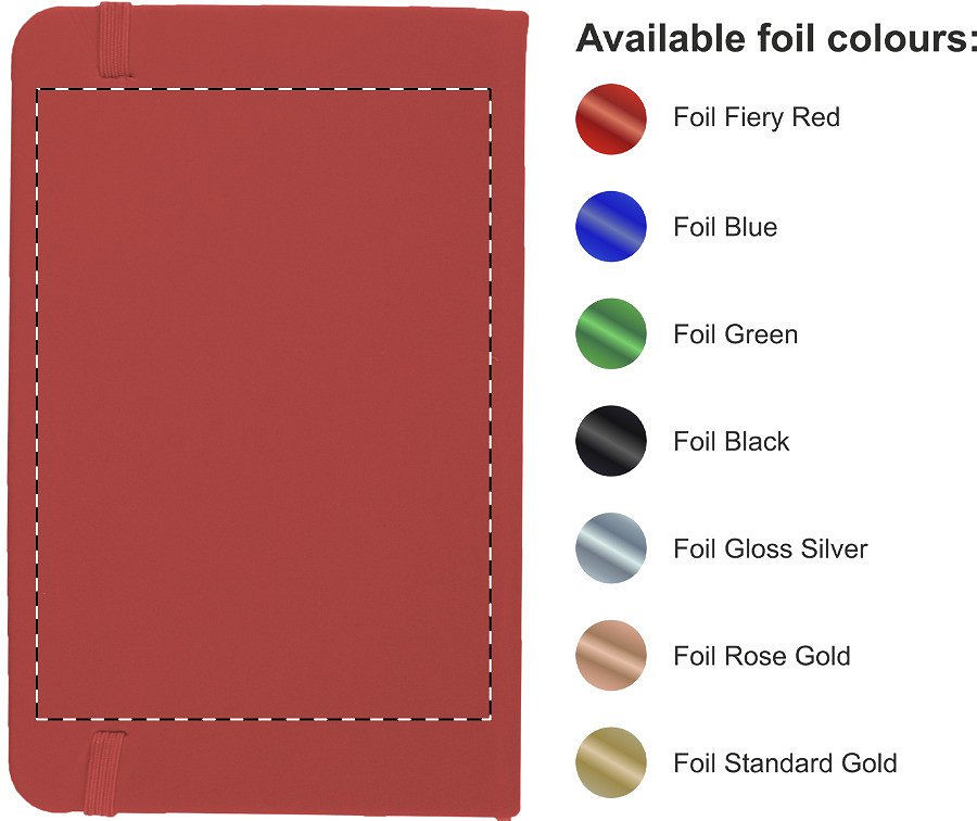 Back side – foil debossing